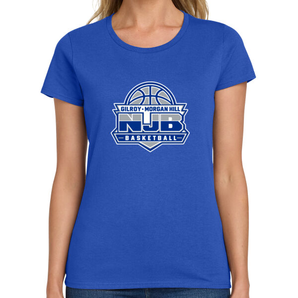 Morgan Hill Gilroy NJB - Ladies Heavy Cotton 100% Cotton T Shirt Thumbnail