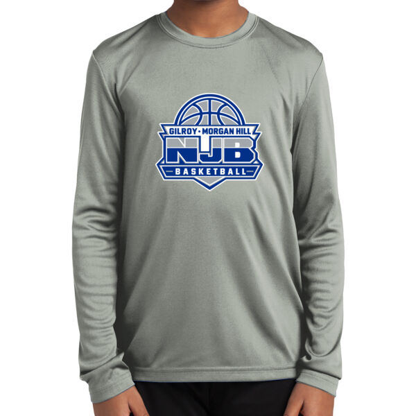 Morgan Hill Gilroy NJB - Youth Long Sleeve PosiCharge Competitor Tee Thumbnail