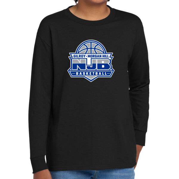 Morgan Hill Gilroy NJB - Youth Heavy Cotton 100% Cotton Long Sleeve T Shirt Thumbnail